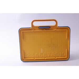 Tupperware, TupperToys, Stencils Lot with Carrying Case, 1990s, ~ 250809-WH 460